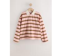 Next Long Sleeve Rugby Polo Top Rose S (FR 38-40)
