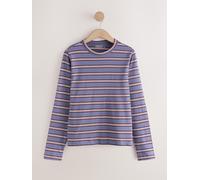 next Long Sleeve Stripe Crew Neck T-Shirt bleu XL (FR 50-52)