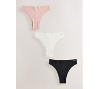 next Lot 3 culottes en coton riche Invisible Noir FR 48 (EU 46)