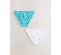 next Lot de 2 culottes brodées bleu FR 40 (EU 38)