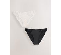 next Lot de 2 culottes brodées Noir FR 52 (EU 50)