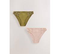 Next Lot de 2 culottes brodées vert FR 44 (EU 42)