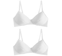 NEXT Lot de 2 Soutiens-Gorge pour Jeune Fille Blanc 70