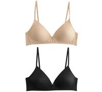 NEXT Lot de 2 Soutiens-Gorge pour Jeune Fille Camel/Black 60