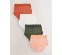 next Lot de 4 culottes en coton et dentelle crème FR 46 (EU 44)