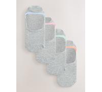 Next Lot de 4 paires de chaussettes invisibles à basculement pastel