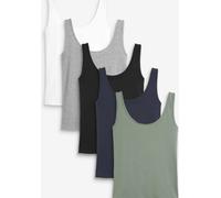 Next Lot de 5 débardeurs à bretelles larges