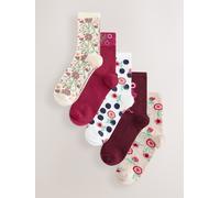 Next Lot de 5 paires de socquettes rouge Un an