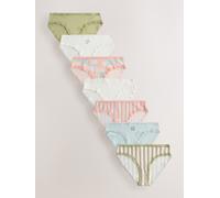 next Lot de 7 culottes en coton et dentelle vert FR 34 (EU 32)