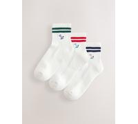 Next Lot de chaussettes 3 sport côtelées à semelle coussinée avec soutien de la voûte plantaire pâle Un an
