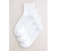 Next Lot de chaussettes 3 sport côtelées à semelle coussinée avec soutien de la voûte plantaire pâle Un an