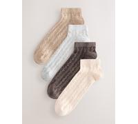 Next Chaussettes beige / marron / rose / blanc, Taille 36-41
