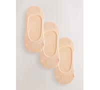 Next Lot de chaussettes invisibles à coupe basse 3 naturel M-L (FR 42-48)