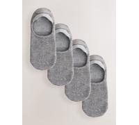 Next Lot de chaussettes invisibles en modal 4 Gris S-M (FR 38-44)