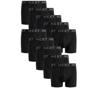 next Lot de Dix Boxers avec Ouverture sur Le Devant Standard Noir Medium
