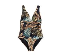 Next Maillot de bain azur / umbra / moka / noir, Taille 6XL