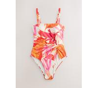 Next Maillot de bain bandeau gainant à torsion crème FR 36 (EU 34)