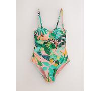 Next Maillot de bain bandeau gainant et gainant vert FR 36 (EU 34)
