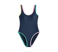 Next Maillot de bain bleu marine / turquoise / jaune / rose, Taille 7XL