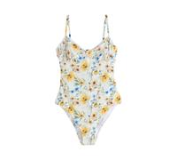 Next Maillot de bain crème / saphir / jaune clair / olive, Taille M-L