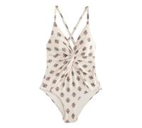 Next Maillot de bain crème / saphir / mandarine / noir, Taille 5XL