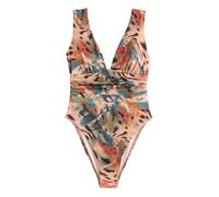 Next Maillot de bain émeraude / rose pastel / oxyde / noir, Taille XXXL