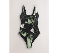 Next Maillot de bain gainant à empiècements torsadés Noir FR 38 (EU 36)