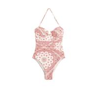 Next Maillot de bain modelant crème / rose / rouge / lie de vin, Taille 7XL