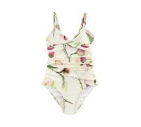 Next Maillot de bain modelant crème / vert / rose / rose, Taille XL