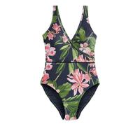 Next Maillot de bain modelant 'Kew' bleu marine / vert / rose / rose ancienne, Taille XXXL