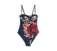 Next Maillot de bain modelant marine / chocolat / rosé / rouge, Taille XXL