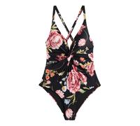 Next Maillot de bain olive / rose / noir / blanc, Taille 6XL