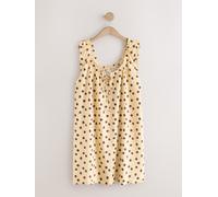 Next Chemise de nuit jaune / lie de vin, Taille 6XL