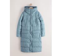 Next Manteau long matelassé à capuche résistant à la douche