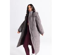 Next Manteau long rembourré à carreaux