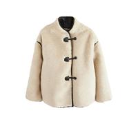 Next Manteau mi-saison écru / noir, Taille Medium