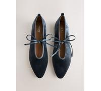 next Mary Janes Cravate en velours Forever Comfort Gris EU 42 (UK 8)
