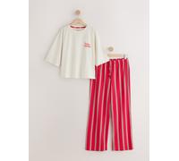 Next Matching Family Christmas Short Sleeve Pyjamas rouge