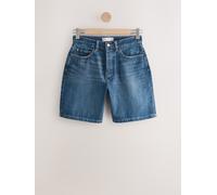 Next Mid Blue Bermuda Denim Jort Shorts Mid Blue EU 46 (UK 18)
