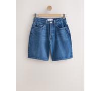Next Mid Blue Hourglass Bermuda Jort Shorts Mid Blue EU 36 (UK 8)
