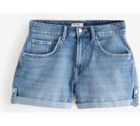 Next Mid Blue Hourglass Denim Boy Shorts Mid Blue EU 48 (UK 20)
