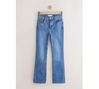 Next Mid Blue Mid Rise Stretch Bootcut Jeans