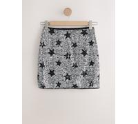 next Mini-jupe à paillettes étoiles argenté FR 36 Regular (EU 34 R)