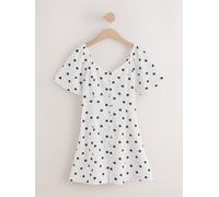next Mini robe à manches évasées crème FR 46 (EU 44)