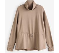 Next Mink Brown Active Cowl Neck Sweat Top