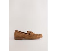 Next Mocassins à bride froncée en cuir Forever Comfort Brun EU 41 (UK 7)