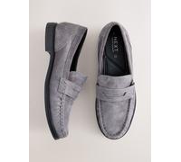Next Mocassins à bride froncée en cuir Forever Comfort Gris EU 35.5 (UK 3)