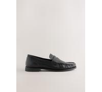 Next Mocassins à bride froncée en cuir Forever Comfort Noir EU 36 (UK 3.5)