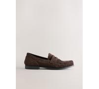 Next Mocassins en cuir froncé Forever Comfort Marron chocolat EU 36 (UK 3.5)