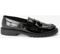 Next Mocassins vernis épais Noir EU 37 W (UK 4)